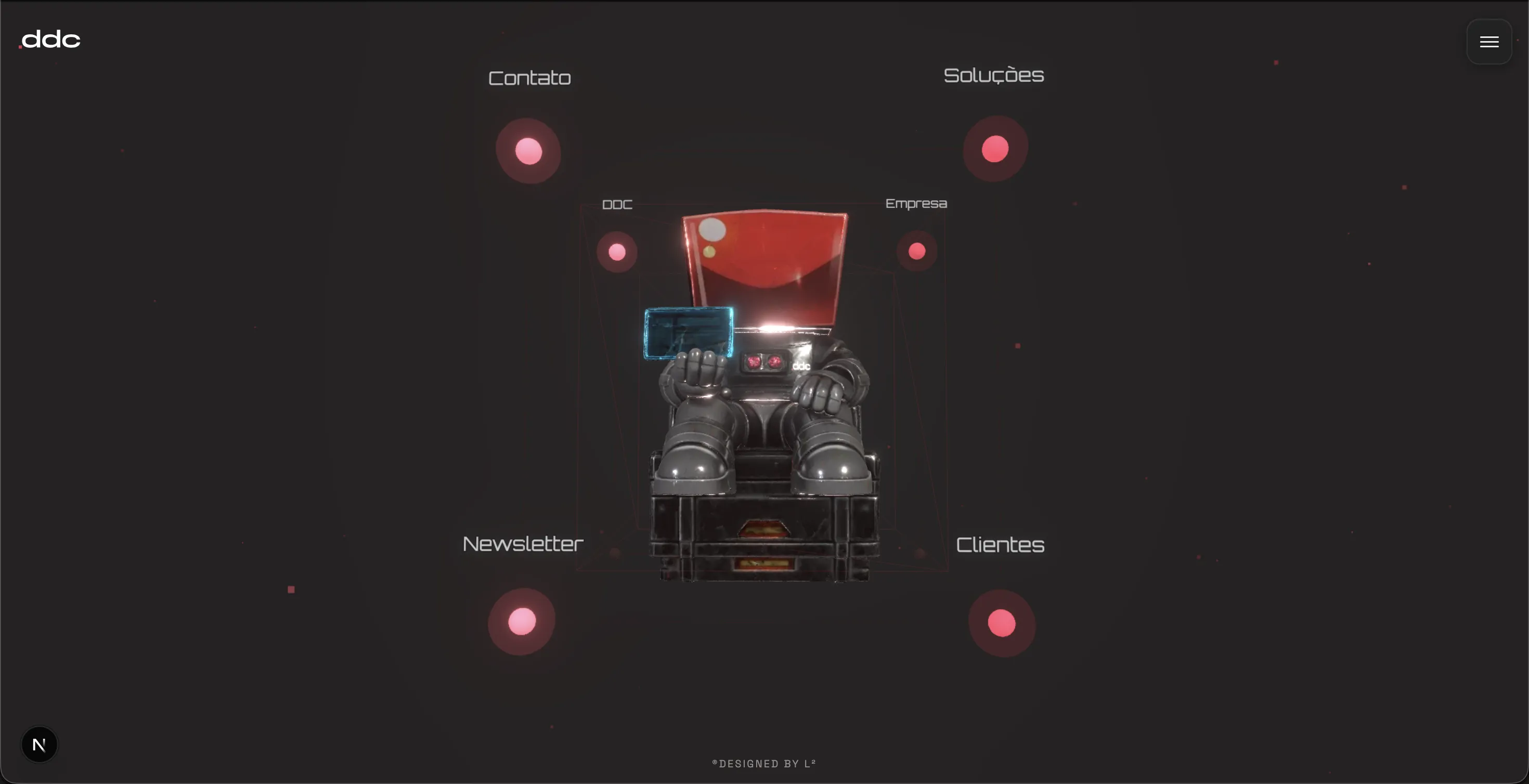 DDC — Landing Page Interativa 3D